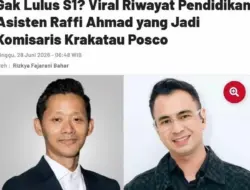 Asisten Pribadi Raffi Ahmad Jadi Komisaris Krakatau Posco, Publik Sorot Jalur Koneksi