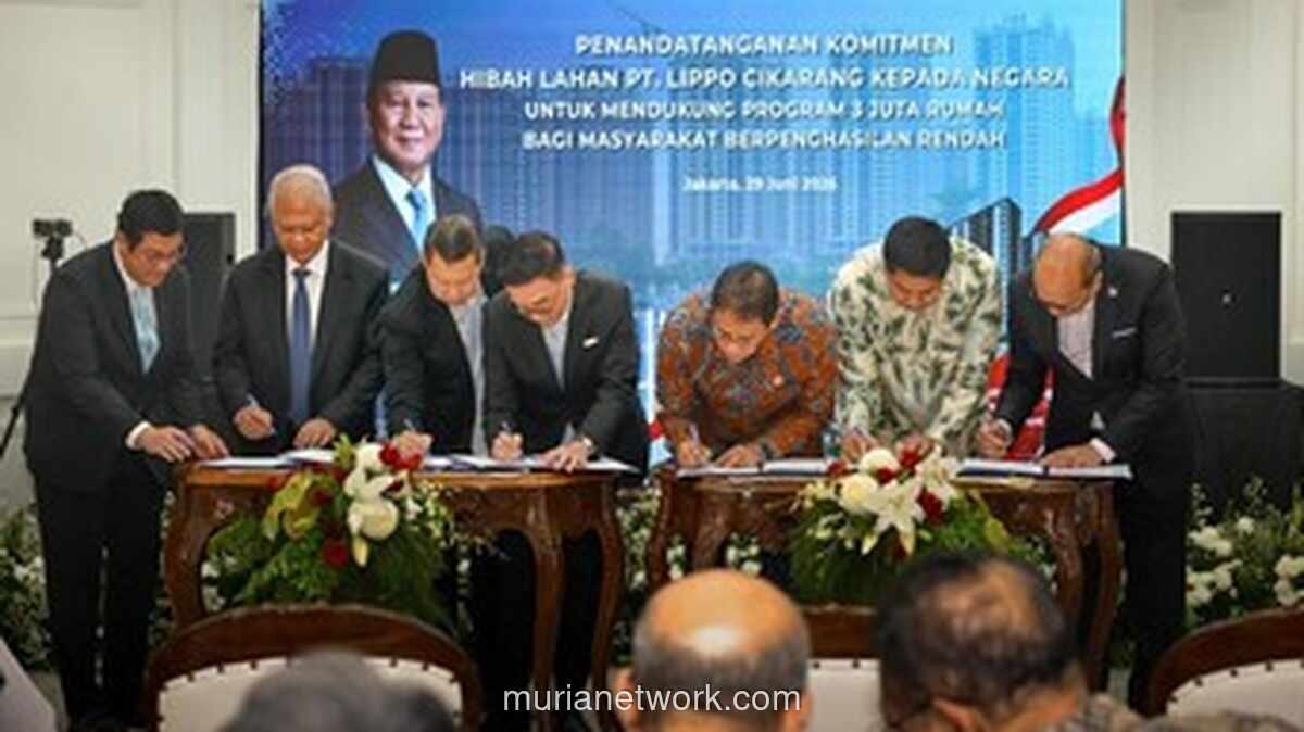 Pemerintah Terima Hibah 30 Hektare Lahan dari Lippo Cikarang untuk Program 3 Juta Rumah