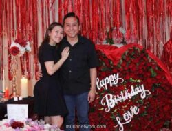 Kevin Gusnadi Beri Kejutan Romantis di Ulang Tahun ke-34 Ayu Ting Ting
