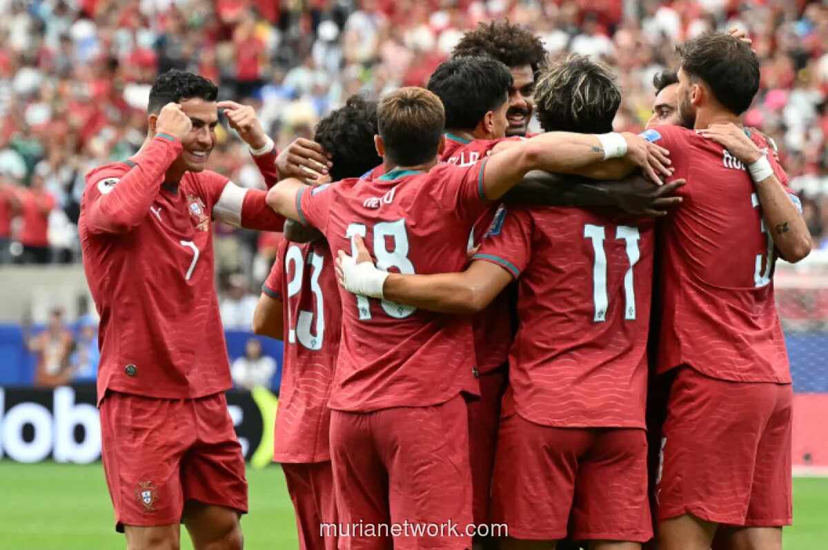 Portugal Hajar Uzbekistan 3-0 di Babak Pertama, Gol Ronaldo dan Kontroversi VAR Warnai Laga