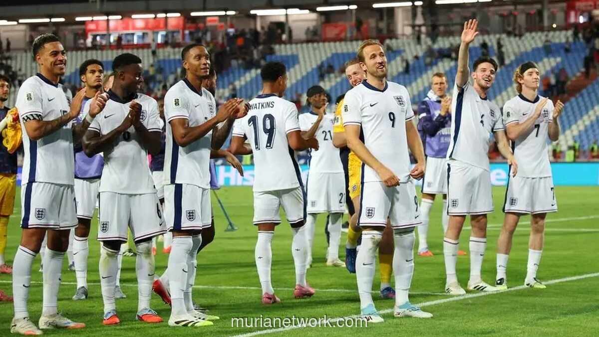 Inggris Hadapi RD Kongo di Babak 32 Besar Piala Dunia 2026