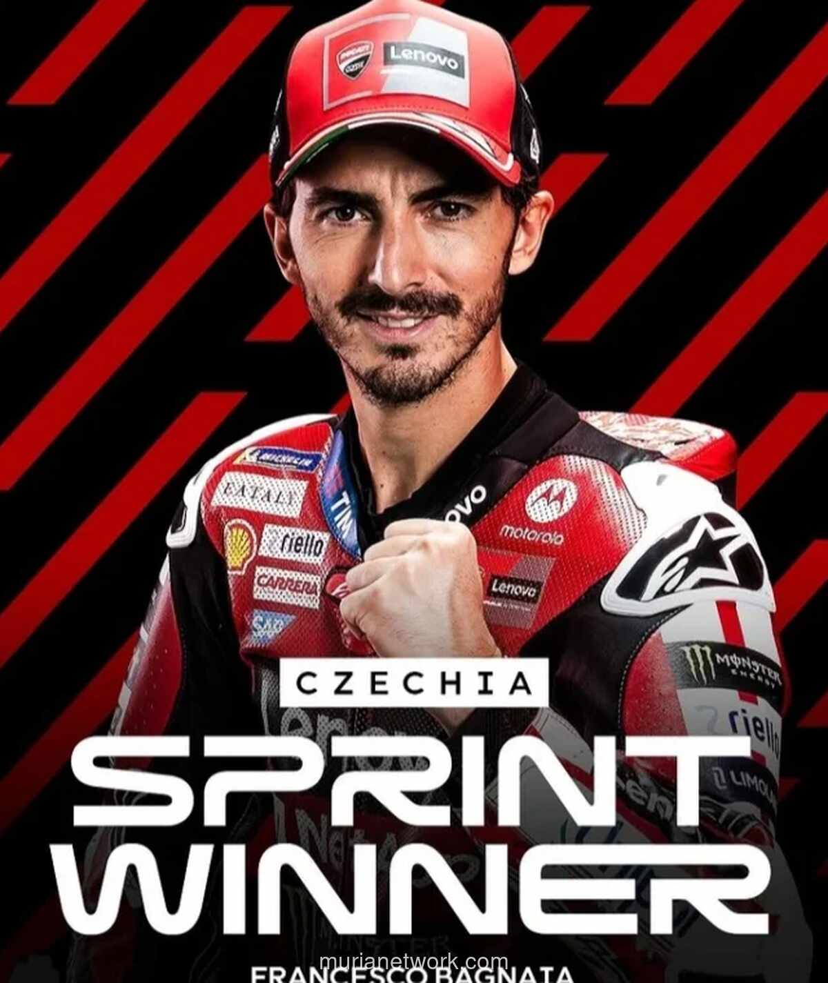 Bagnaia Menangi Sprint Race MotoGP Ceko 2026, Bezzecchi Gagal Finis