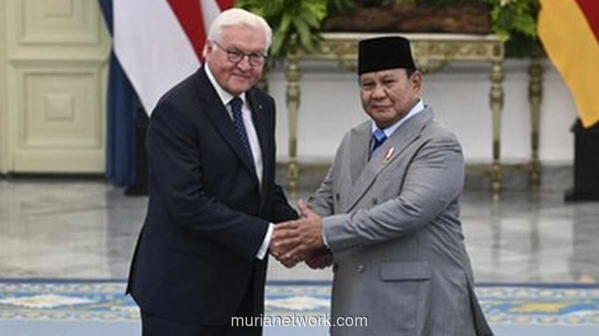 Prabowo Sambut Presiden Jerman dengan Sapaan Bahasa Jerman di Istana Merdeka