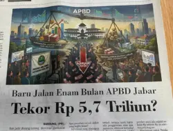 Defisit APBD Jawa Barat 2026 Diproyeksi Tembus Rp5,7 Triliun, Ini Penyebabnya