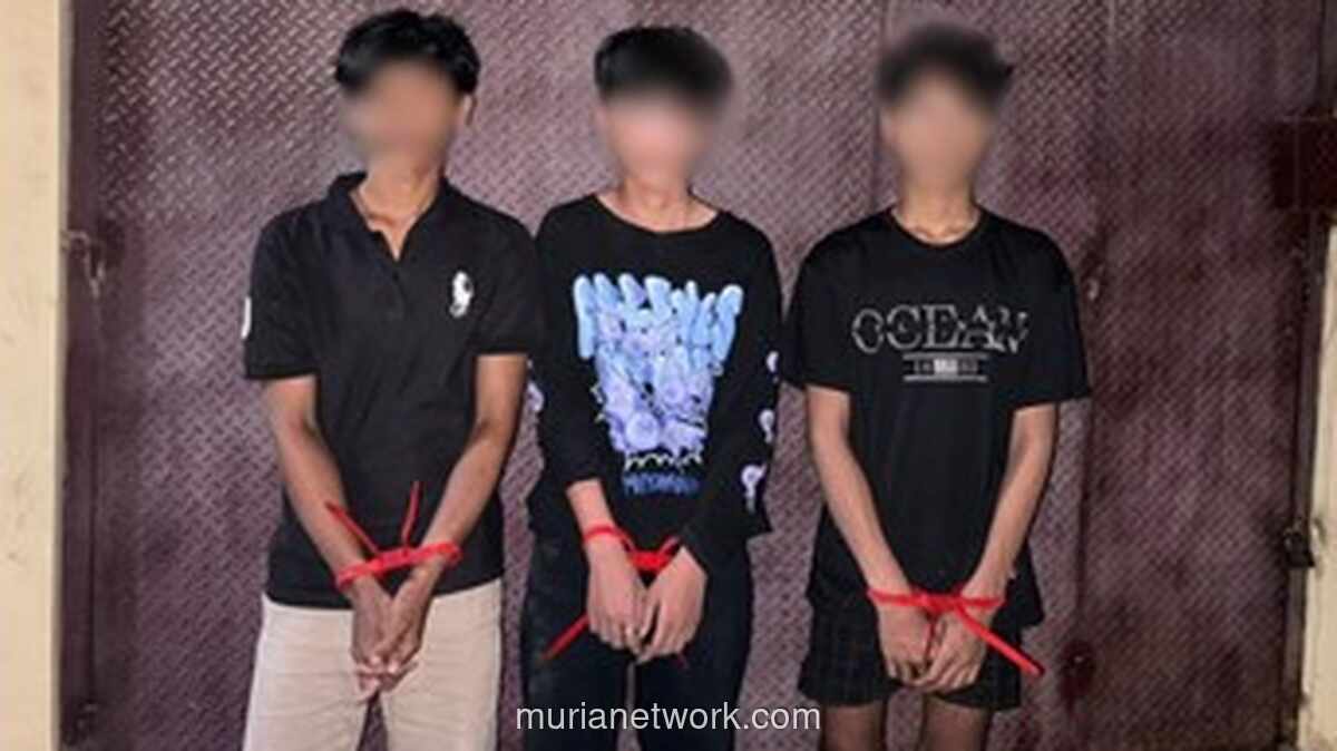 Brimob Gagalkan Tawuran Remaja di Bekasi, Tiga Pemuda Diamankan Beserta Celurit