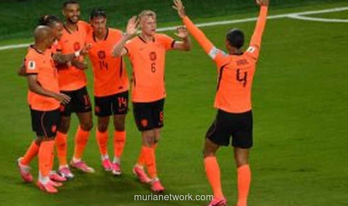 Belanda Pastikan Tiket Babak Gugur Piala Dunia 2026 Usai Bungkam Tunisia 3-1