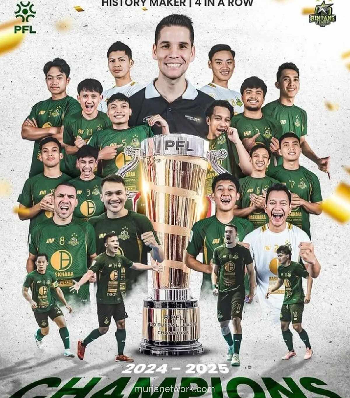 Bintang Timur Surabaya Juara Pro Futsal League untuk Keempat Kalinya Berturut-turut