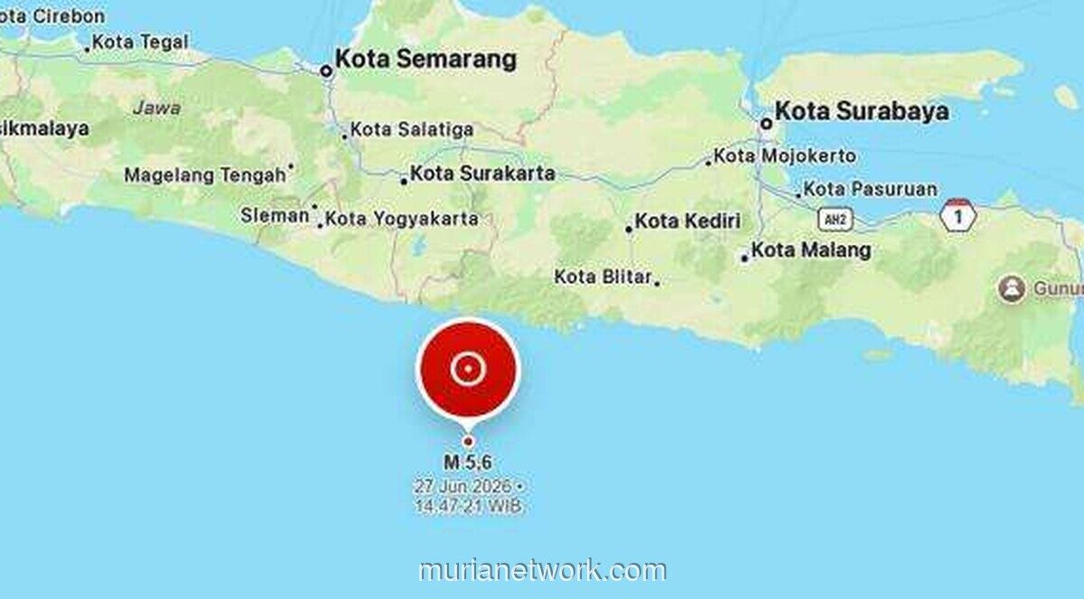 Gempa M5,3 Guncang Pacitan, BMKG Pastikan Tak Berpotensi Tsunami