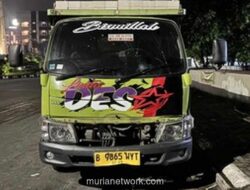 Brimob Amankan Sopir Truk Usai Kecelakaan di Pamulang, Tiga Orang Luka-luka