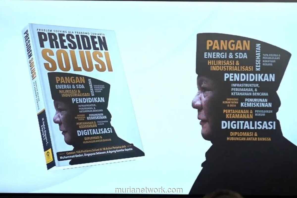 Buku “Presiden Solusi” Diluncurkan, Rangkum 108 Gagasan Prabowo Selama 18 Bulan
