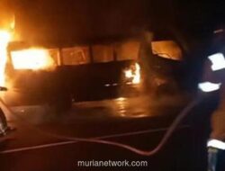 Bus Terbakar di Tol Jakarta-Cikampek Km 38, Lalu Lintas Sempat Macet