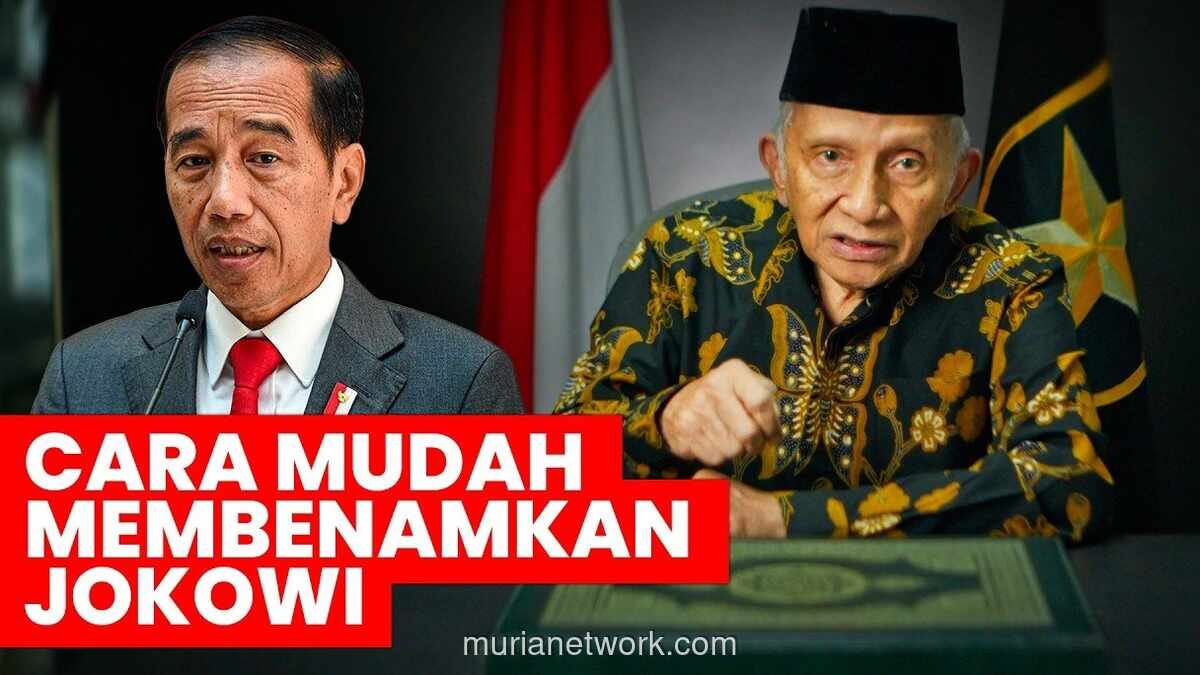 Amien Rais Tuding Jokowi Gunakan Ijazah Palsu dan Desak Kasusnya Disidangkan