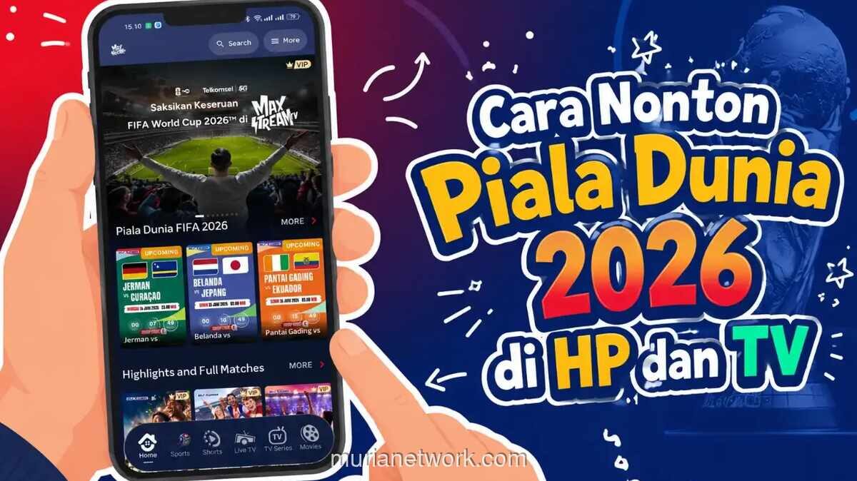 Piala Dunia 2026 Bisa Ditonton di TVRI, FolaPlay, dan MaxStream TV