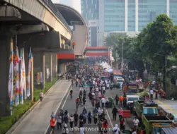 CFD Rasuna Said Ditiadakan Saat Puncak HUT ke-499 Jakarta, Transportasi Umum Rp 1