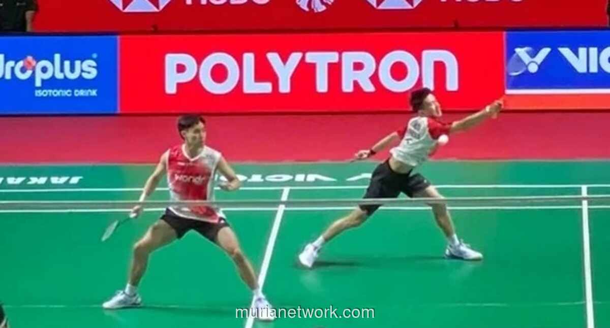Raymond Indra dan Nikolaus Joaquin Kalahkan Mantan Juara Dunia, Lolos ke Semifinal Indonesia Open 2026