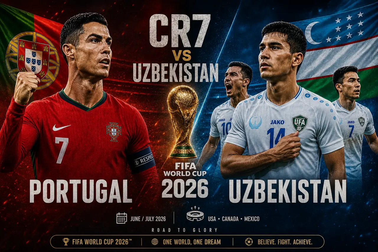 Pertama dalam Sejarah: Portugal vs Uzbekistan, Dua Tim yang Tak Pernah Sekali Pun Bertemu