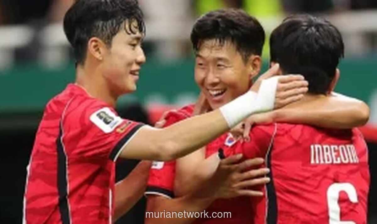 Kalah dari Afrika Selatan, Peluang Korea Selatan ke 32 Besar Piala Dunia 2026 Makin Tipis