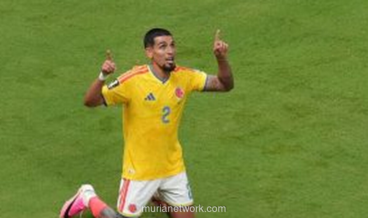 Bek Sayap Kolombia Daniel Munoz Curi Perhatian Lewat Dua Gol di Dua Laga Awal Piala Dunia 2026