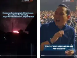 Dentuman di Candi Prambanan Bukan Ledakan, Melainkan Kembang Api Acara Pra-Nikah Sespri Prabowo