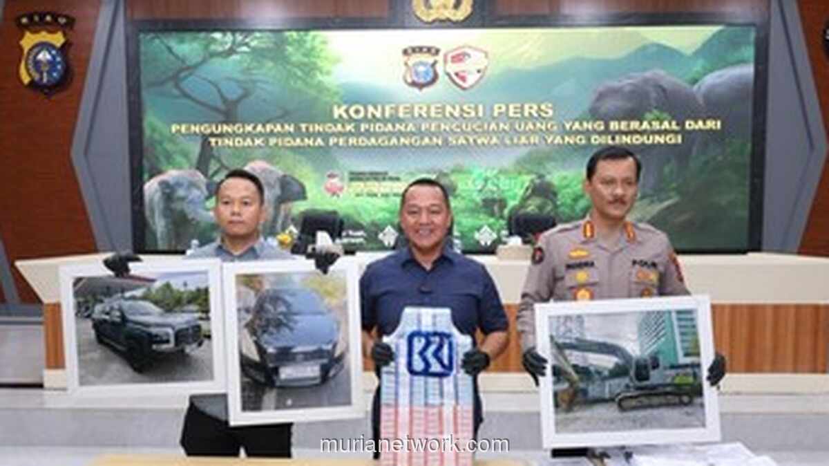 Polda Riau Sita Aset Rp 650 Juta dan Alat Berat dari Dua Tersangka Pencucian Uang Perdagangan Gading Gajah