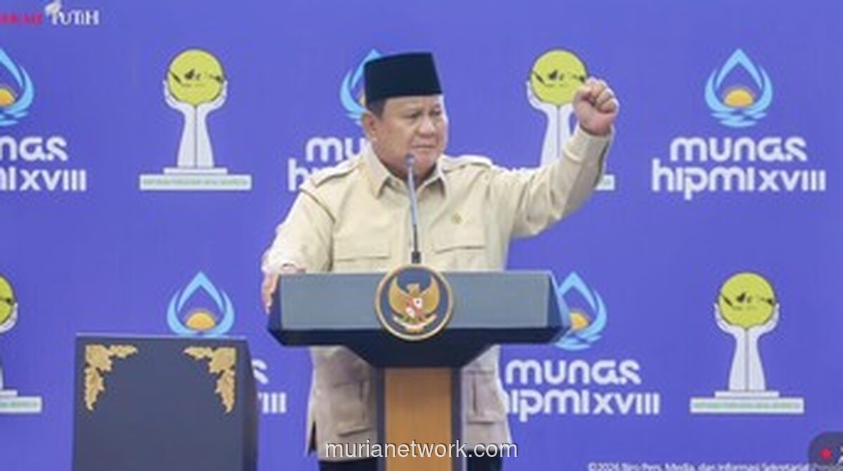 Presiden Prabowo Buka Munas HIPMI XVIII, Ajak Pengusaha Muda Perkuat Nasionalisme dan Kuasai Pasar Domestik