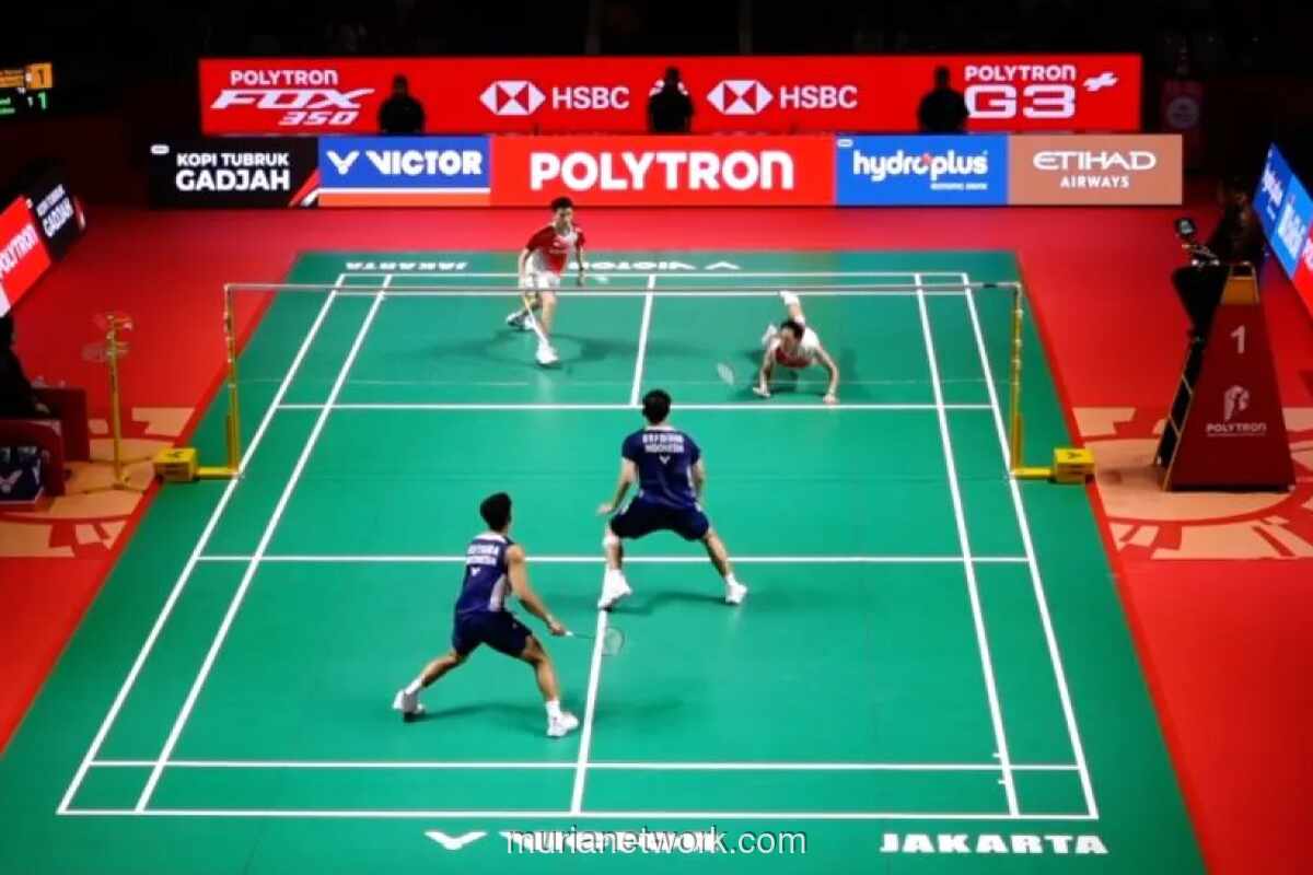 Raymond Indra dan Nikolaus Joaquin Lolos ke Final Indonesia Open 2026 Usai Kalahkan Sabar/Reza
