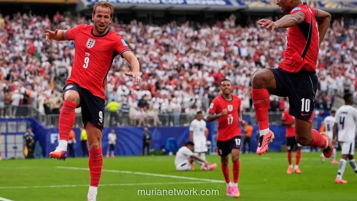 Kane dan Bellingham Bawa Inggris Kalahkan Panama 2-0, Pastikan Juara Grup