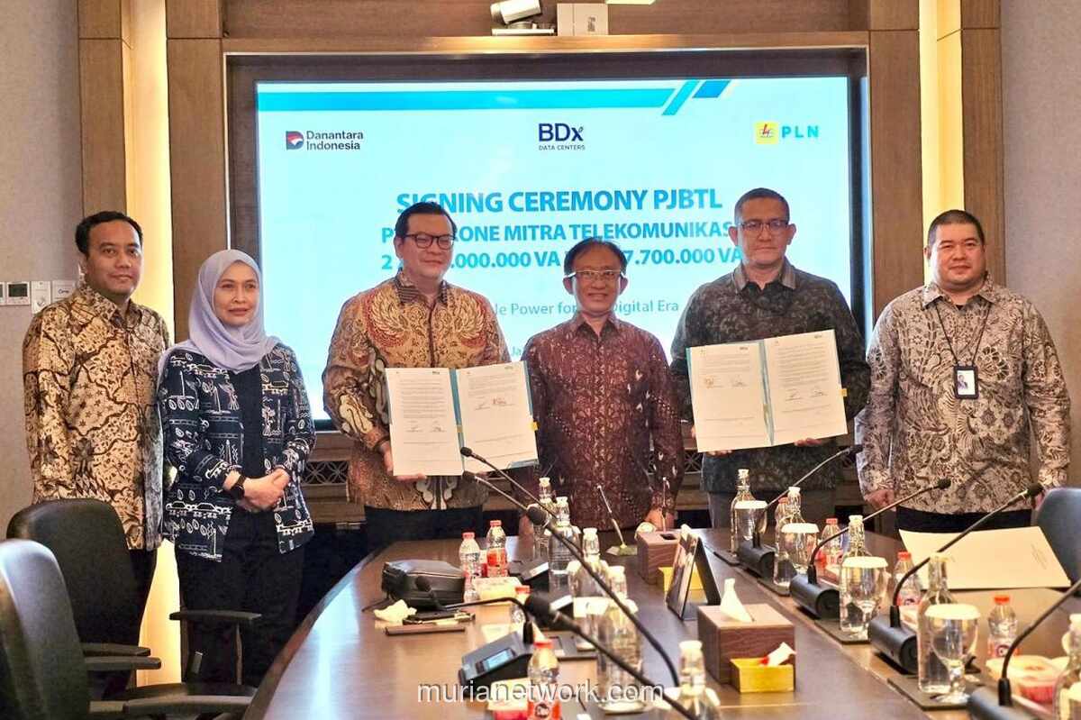 PLN dan BDx Data Centers Jalin Kerja Sama Pasok Listrik 1,2 GW untuk Dukung Pusat Data AI di Indonesia