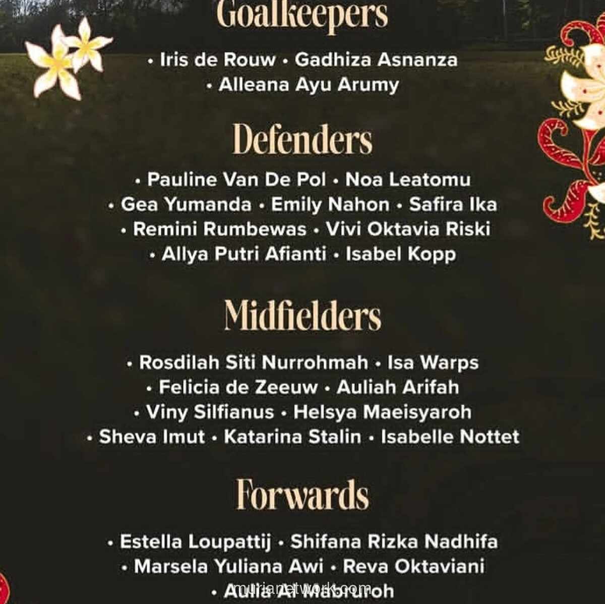 Timnas Putri Indonesia Umumkan 25 Pemain untuk Garuda Champion Series 2026, Diperkuat Diaspora