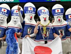 Suporter Jepang Mulai Padati Stadion Jelang Laga Hidup Mati Lawan Brasil