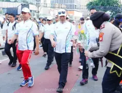 Polri Gelar Olahraga Bersama dan Bakti Sosial Sambut Hari Bhayangkara ke-80