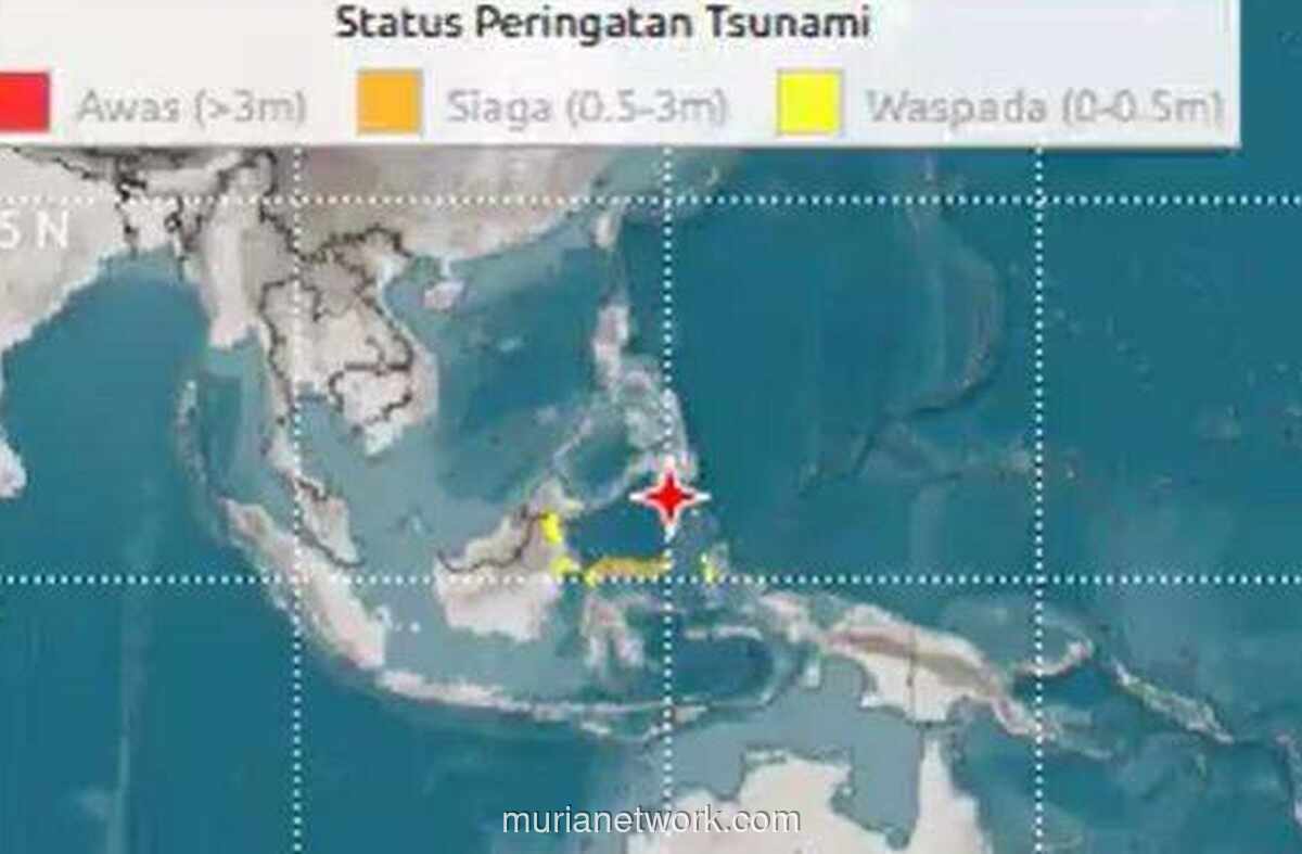 Gempa M 7,7 Guncang Filipina, BMKG Keluarkan Peringatan Tsunami untuk 25 Wilayah di Indonesia