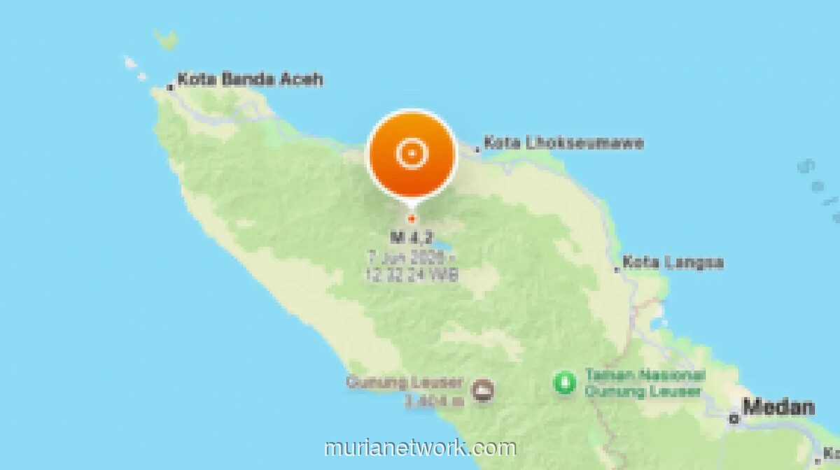 Gempa Magnitudo 4,2 Guncang Bener Meriah, Getaran Terasa Hingga Takengon