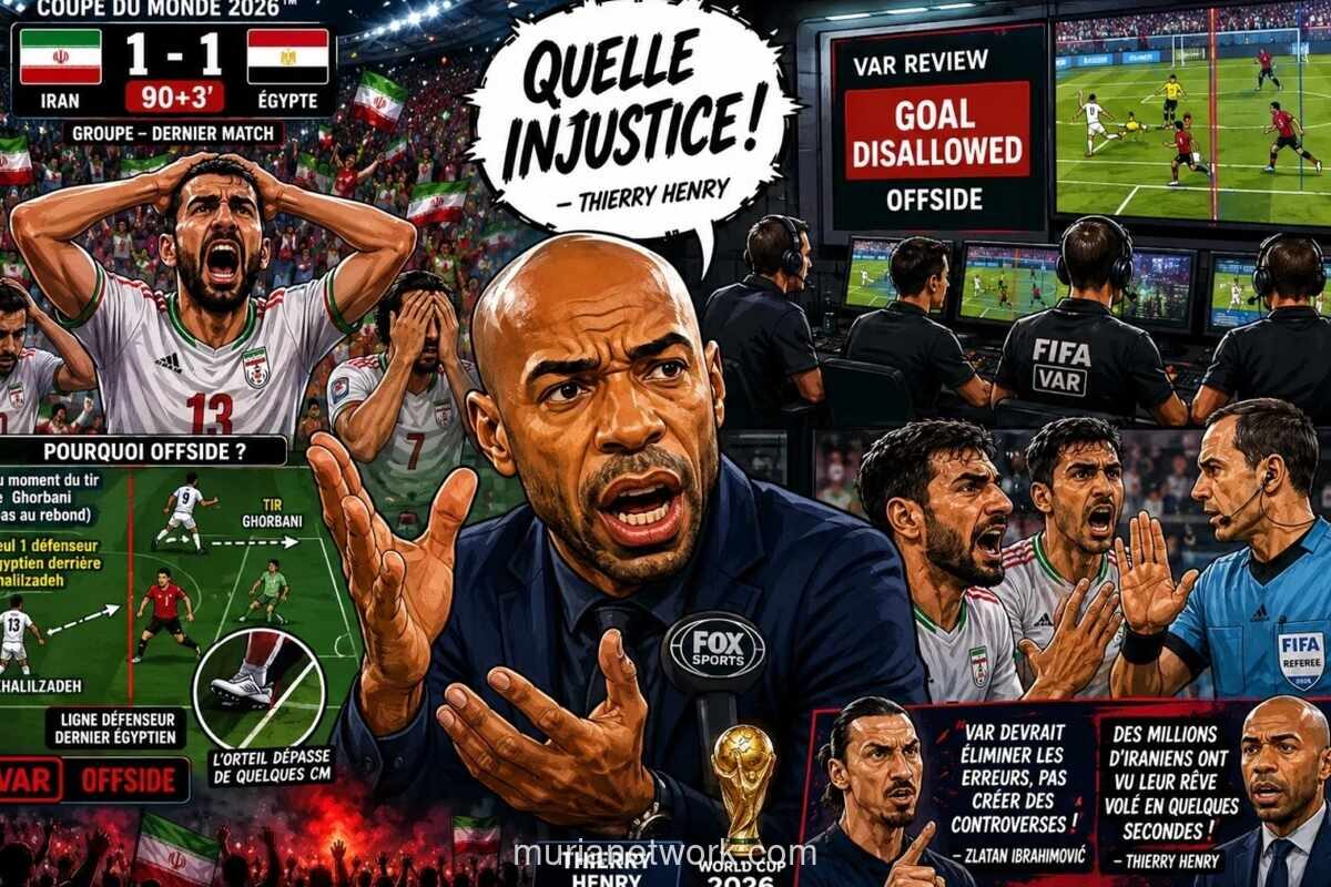 Gol Kontroversial Iran Dianulir VAR, Kritik Mengalir dari Ibrahimovic hingga Henry