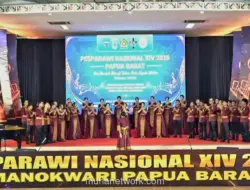 Paduan Suara Sulsel Guncang Aula Unipa Manokwari, Raih Standing Ovation di Pesparawi Nasional 2026