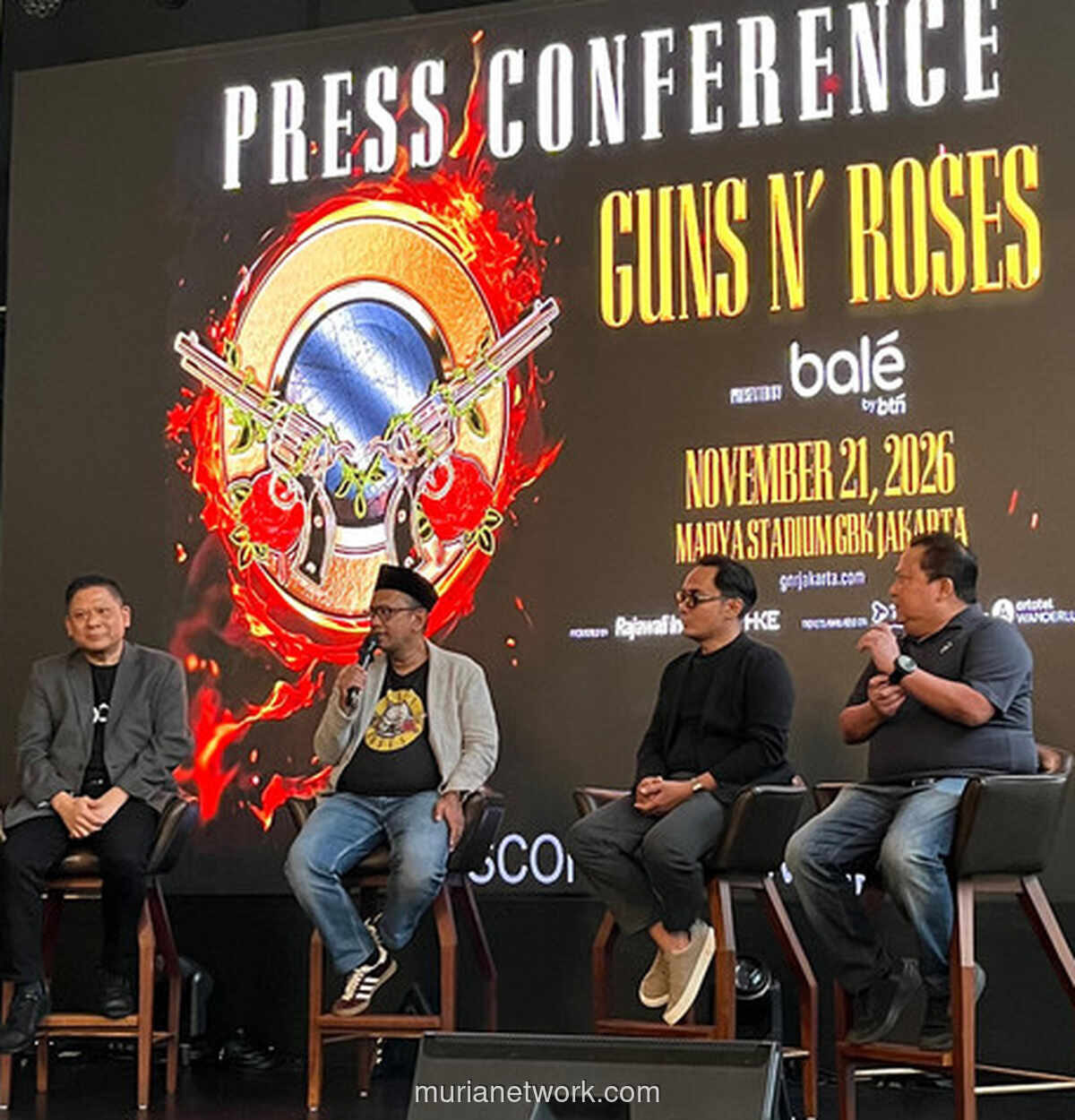 Guns N’ Roses Pastikan Konser di Jakarta 21 November, Hanya 25 Ribu Tiket Tersedia