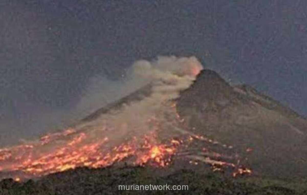 Gunung Merapi Erupsi, Luncurkan Awan Panas Sejauh 2 Kilometer