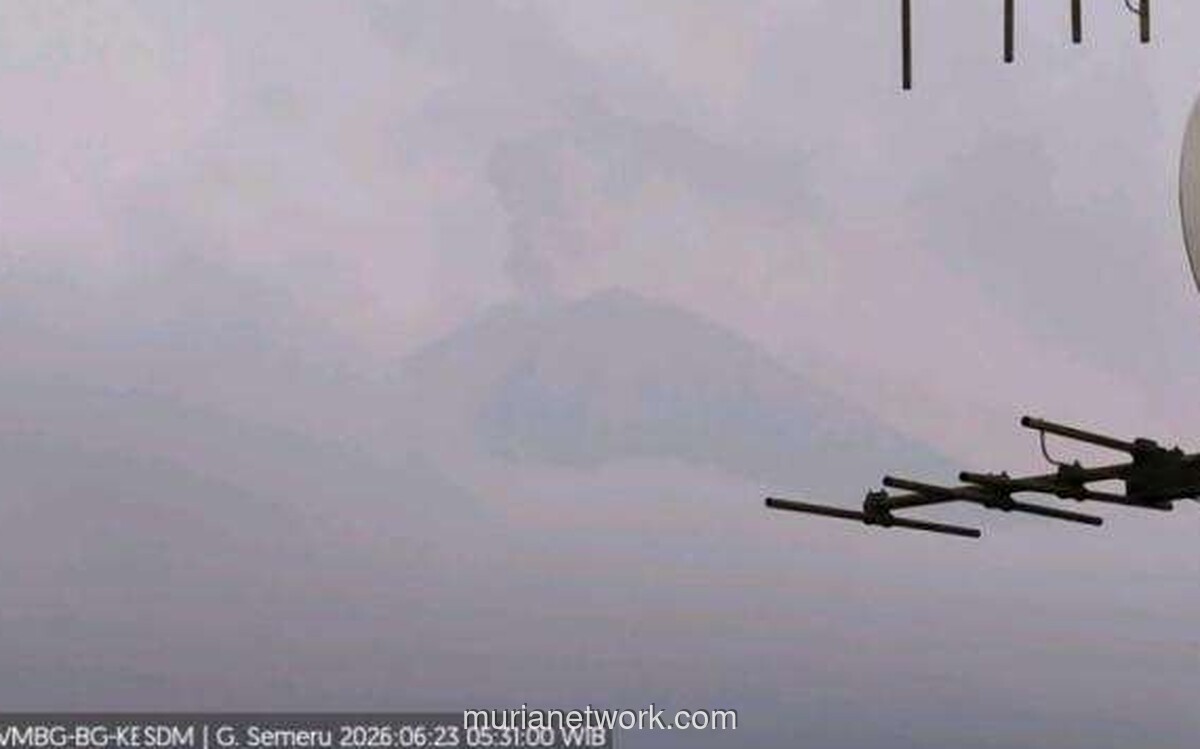 Gunung Semeru Erupsi, Kolom Abu Capai 1.200 Meter, Status Siaga Diperpanjang