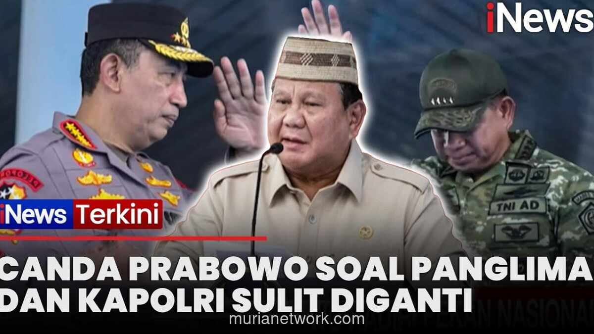 Presiden Prabowo Lelucon soal Nama Panglima TNI dan Kapolri di Acara PENAS Gorontalo