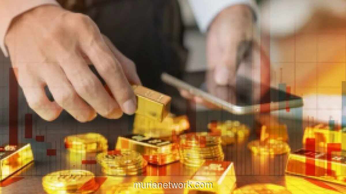 Harga Emas Terus Melemah, Tertekan Dolar AS dan Sinyal Suku Bunga Tinggi