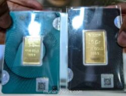Harga Emas Batangan Pegadaian Turun Seragam di Seluruh Varian, Ukuran 1 Gram Tembus Rp2,66 Juta
