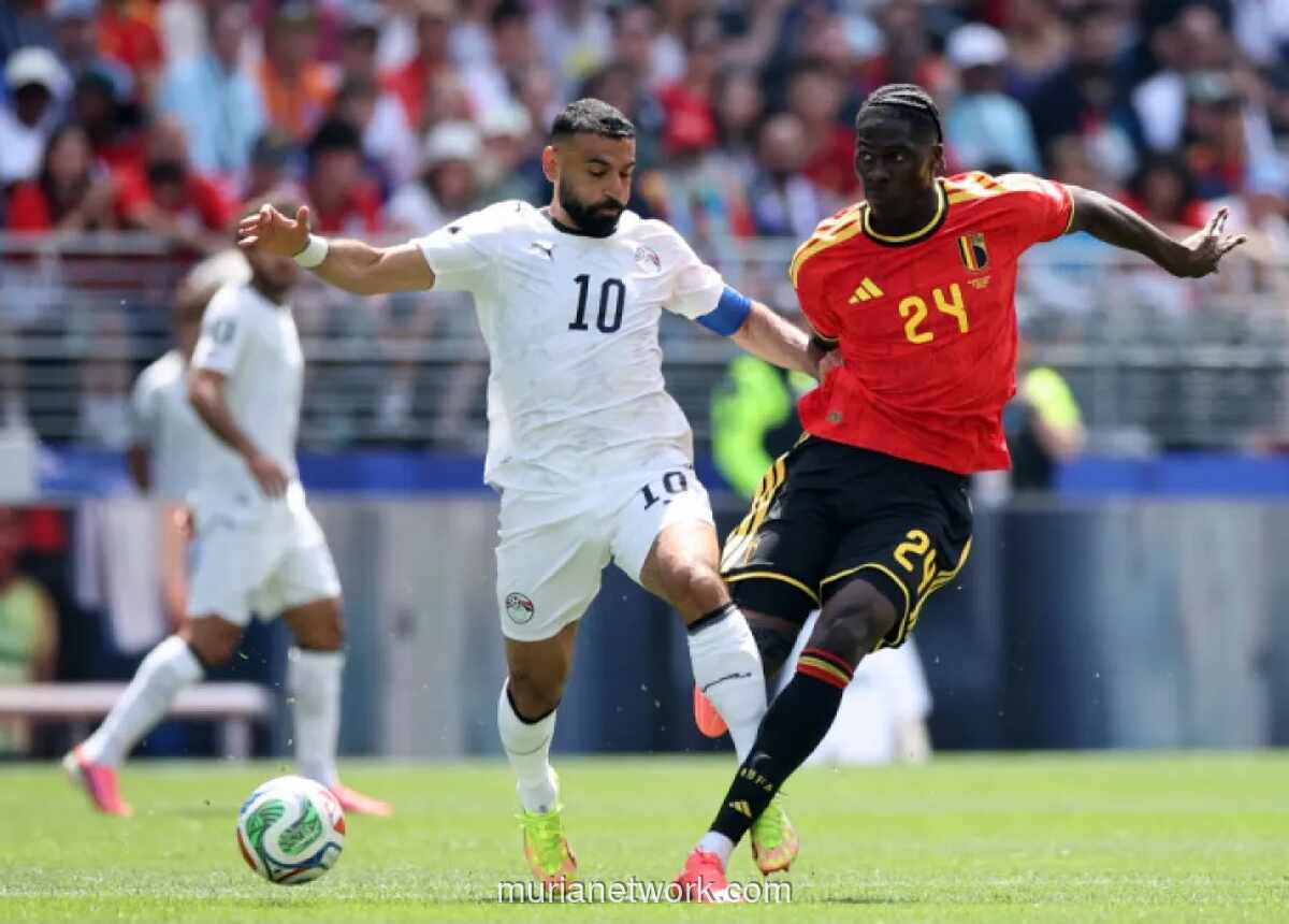 Mesir Unggul 1-0 atas Belgia di Babak Pertama Laga Pembuka Grup G Piala Dunia 2026