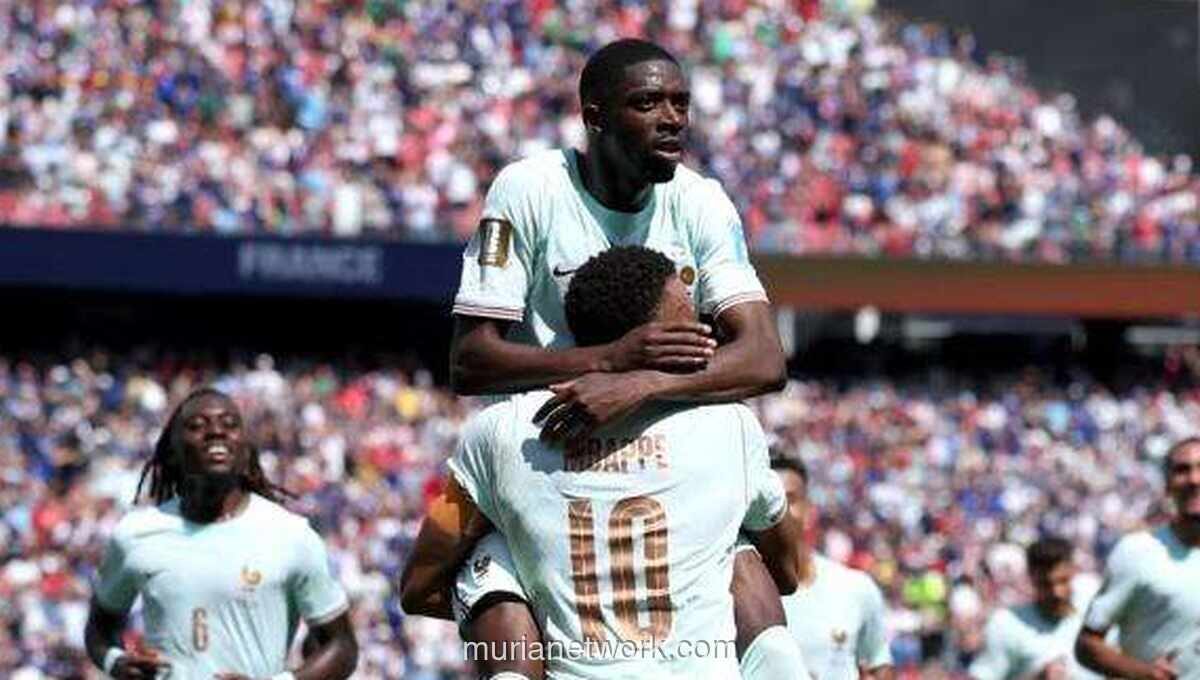 Hattrick Dembele Bawa Prancis Juara Grup I Piala Dunia 2026, Irak Tersingkir