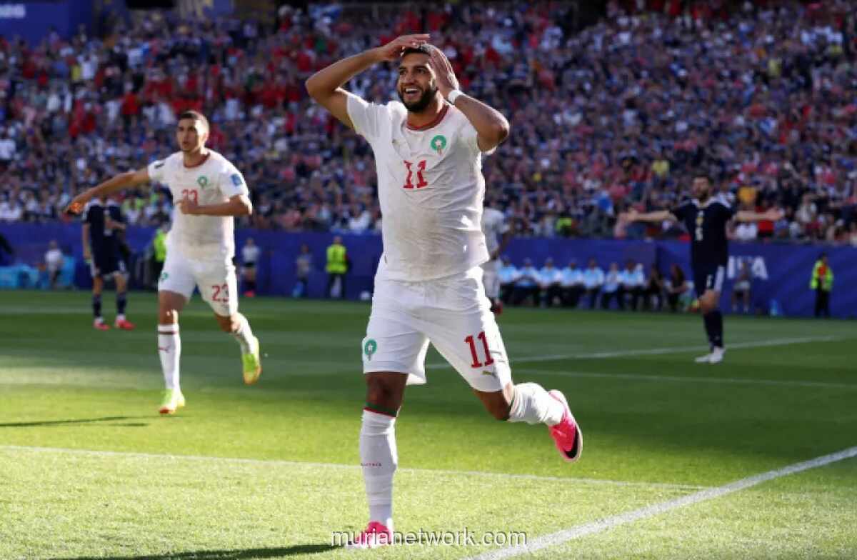 Gol Cepat Saibari Bawa Maroko Kalahkan Skotlandia 1-0 di Piala Dunia 2026
