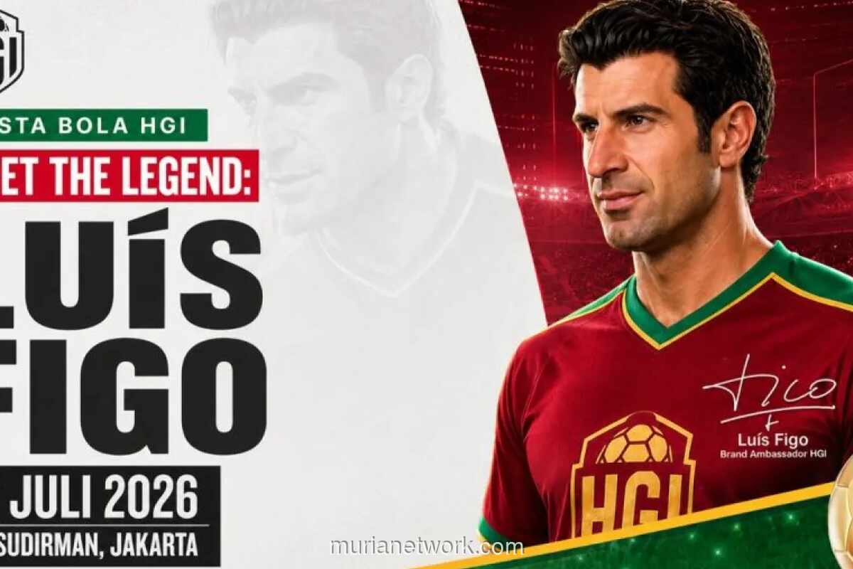 Luis Figo Hadir di Jakarta untuk Perkuat Hubungan Taktik Sepak Bola dengan Olahraga Berpikir