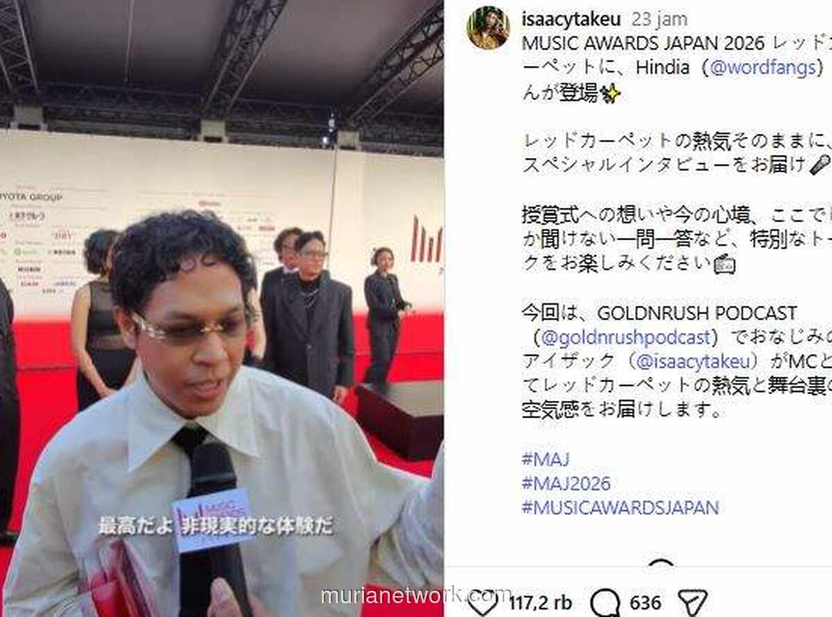 Hindia Raih Penghargaan Music Awards Japan 2026 Lewat Lagu “Everything U Are”