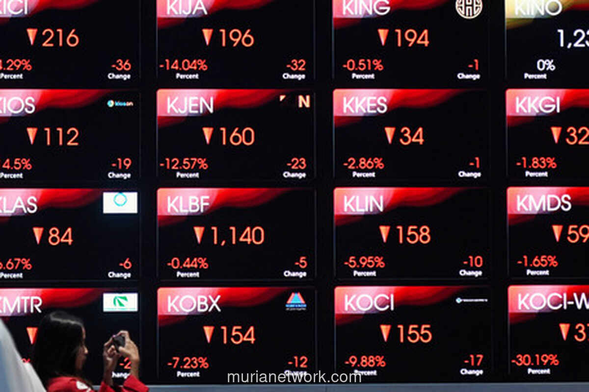 IHSG Anjlok 2,42% pada Sesi I, Tertekan Aksi Jual di Banyak Sektor