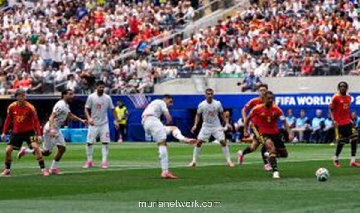 Belgia Vs Iran Imbang Tanpa Gol, Gol Iran Dianulir VAR dan Kartu Merah Warnai Laga