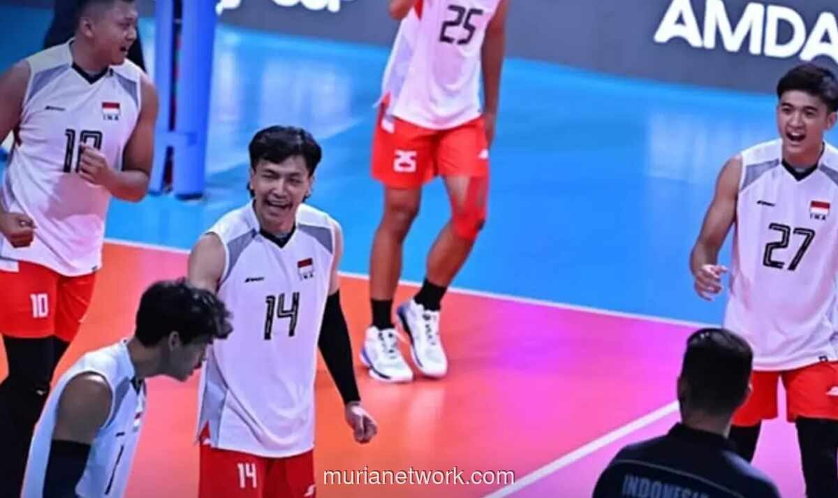 Timnas Voli Putra Indonesia Tertinggal 0-1 dari India di Semifinal AVC Cup