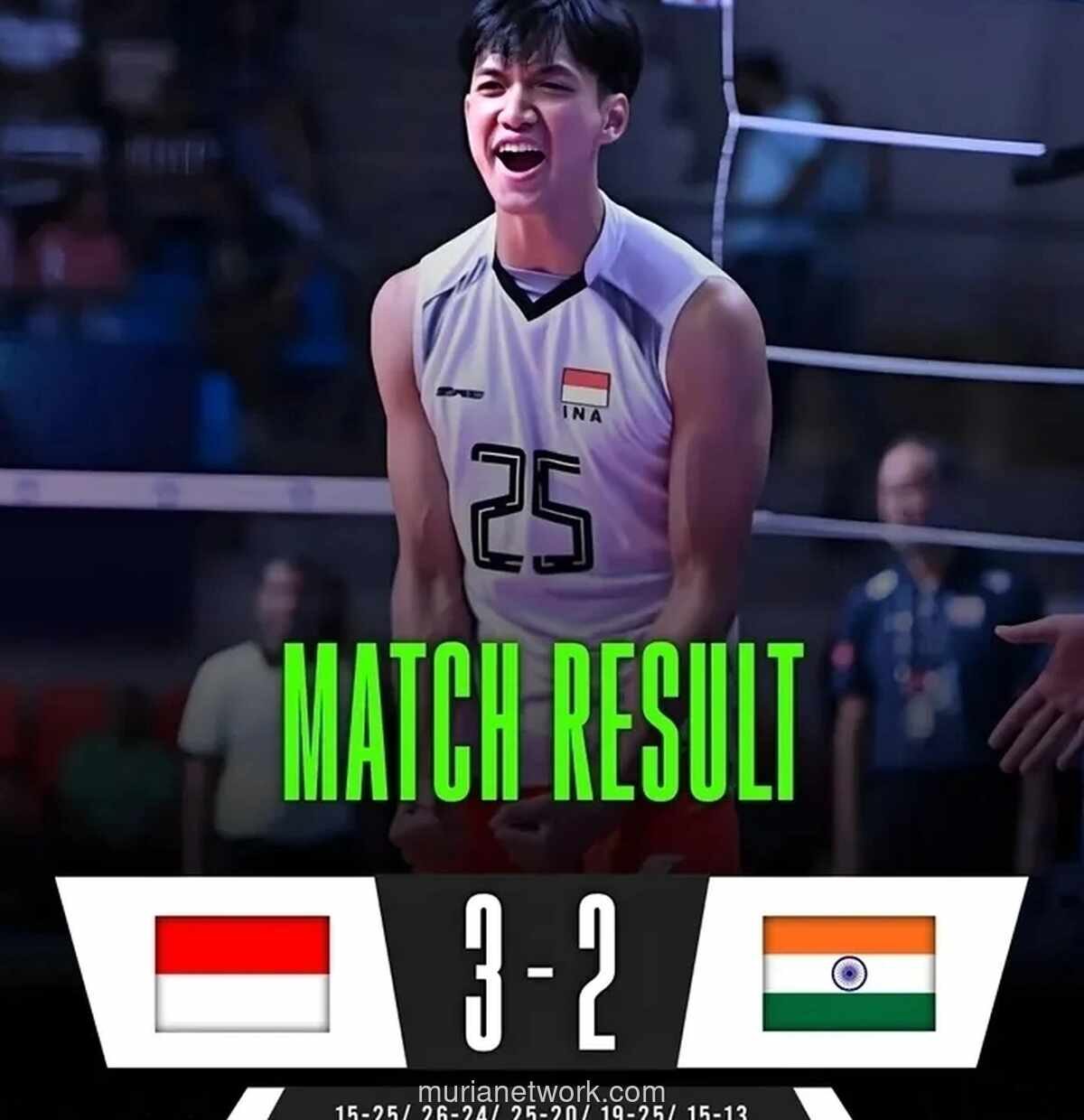 Indonesia ke Final Piala Voli Asia untuk Pertama Kalinya Usai Kalahkan Tuan Rumah India